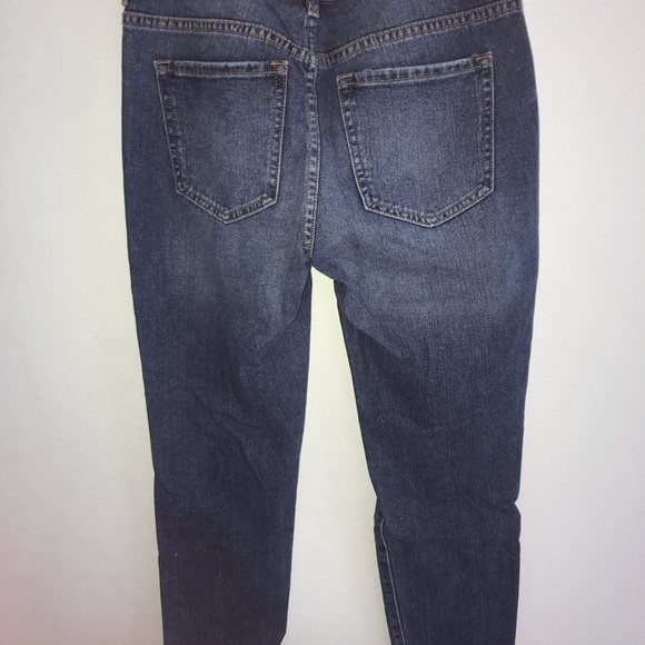 Distressed Skinny Boy friend Jeans - Picture 2 of 2